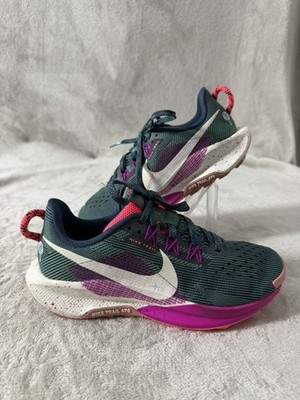 Nike ReactX Pegasus Trail 5 Women's Size 5.5 Vivid Green Grape Green DV3865-401