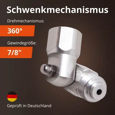 ASPRO Schwenkmechanismus für Airless-Lackiergeräte