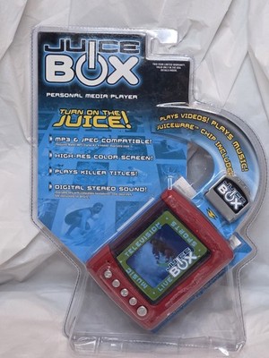 Juice Box Personal Media Player MP3 JPEG FACTORY SEALED 2004 RED