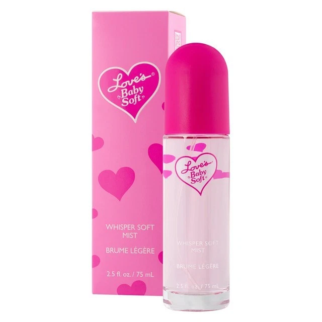 Bruma de perfume suave Dana Love's Baby Whisper 2,5 oz para mujer | Floral en polvo Foto 2 de 4