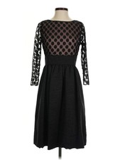 Eliza J Women Black Cocktail Dress 4