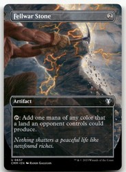 Fellwar Stone (Borderless) #657 Commander Masters