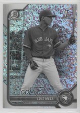 2022 Bowman Chrome Prospects Black & White Mini-Diamond Refractor Luis Meza 6b4