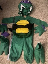 CHILD toddler Teenage Mutant Ninja Turtles Costume Halloween Handmade TMNT DON