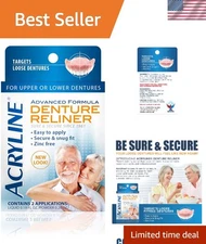 Secure Your Smile: Advanced Formula Denture Reliner for Both Upper & Lower Fit