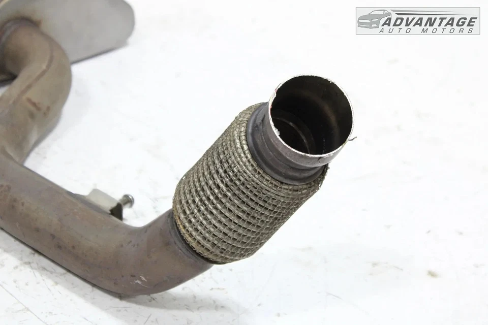 2017-2024 AUDI A4 QUATTRO 2.0L EXHAUST SYSTEM FRONT RESONATOR MUFFLER PIPE OEM - Image 4 of 4