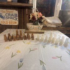 Chess Pieces Aztec Onyx Marble Chess Hand Carved Stone Mexico