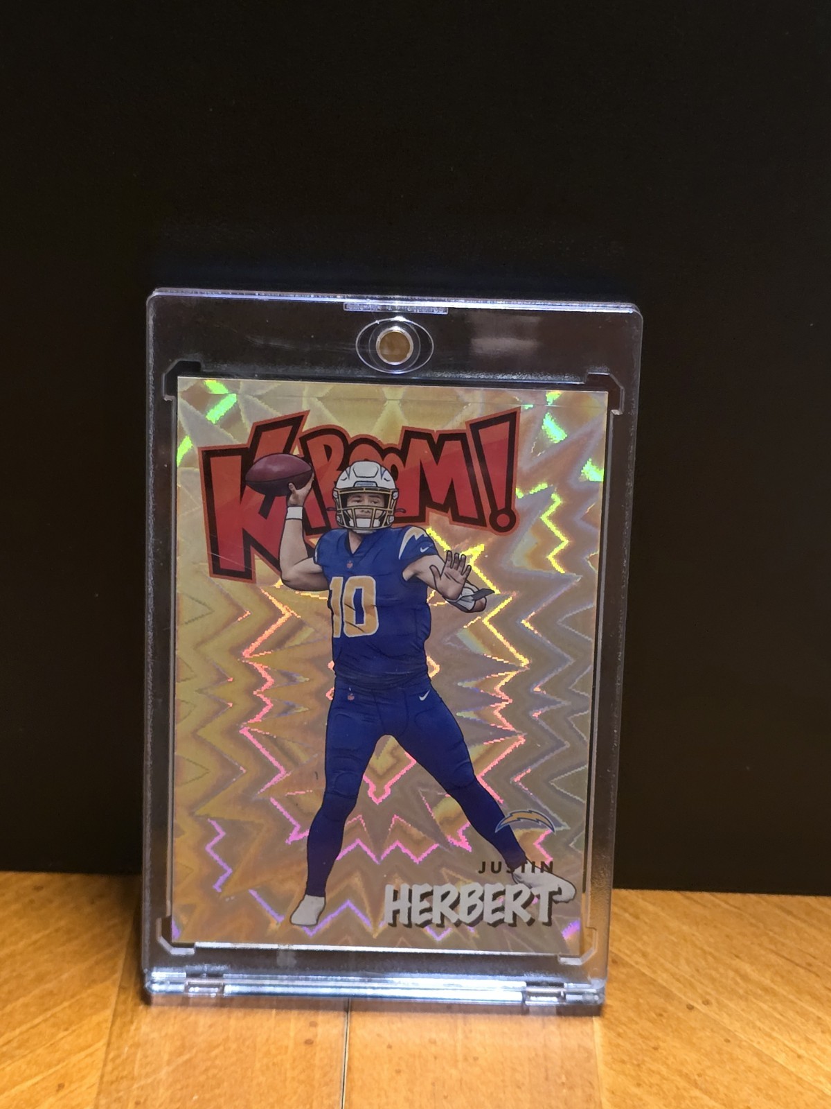 2021 Panini Absolute KABOOM! #K26 Justin Herbert Chargers SSP Case Hit