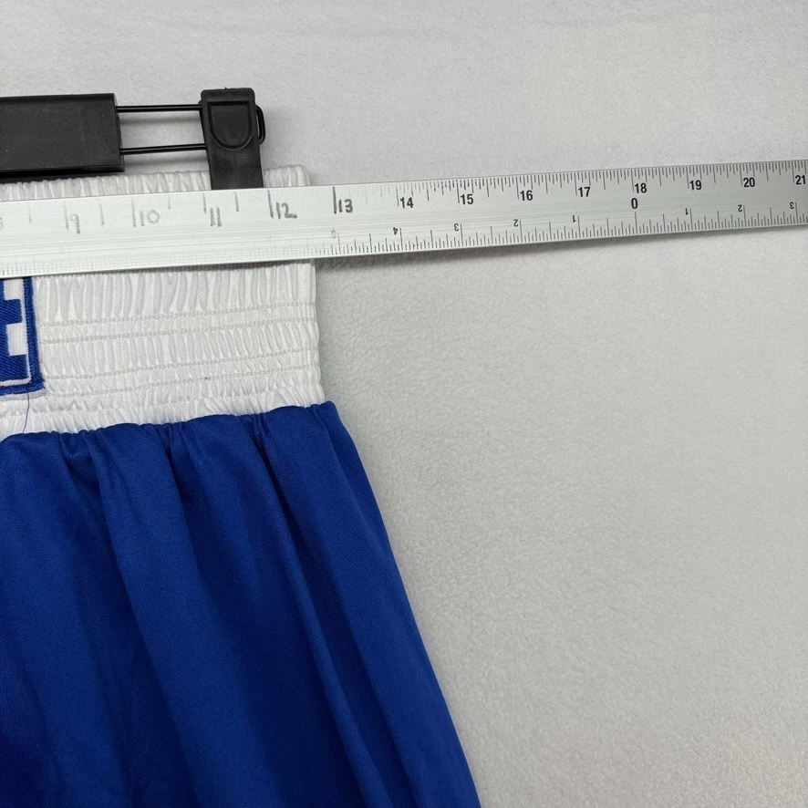 Conjunto de Camisa Pantalones Cortos de Boxeo Ringside Para Hombre Pequeña Azul Roja Reversible Entrenamiento Logo Foto 2 de 4