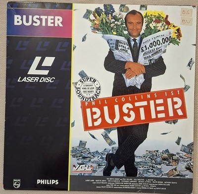 PHIL COLLINS Buster Laserdisc deutsch Philips VCL 50817 PAL 1988 / 1991  Genesis