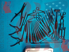 Laminectomy 35 PCS Set Surgical Orthopedic Instruments Black Premium Quality A+