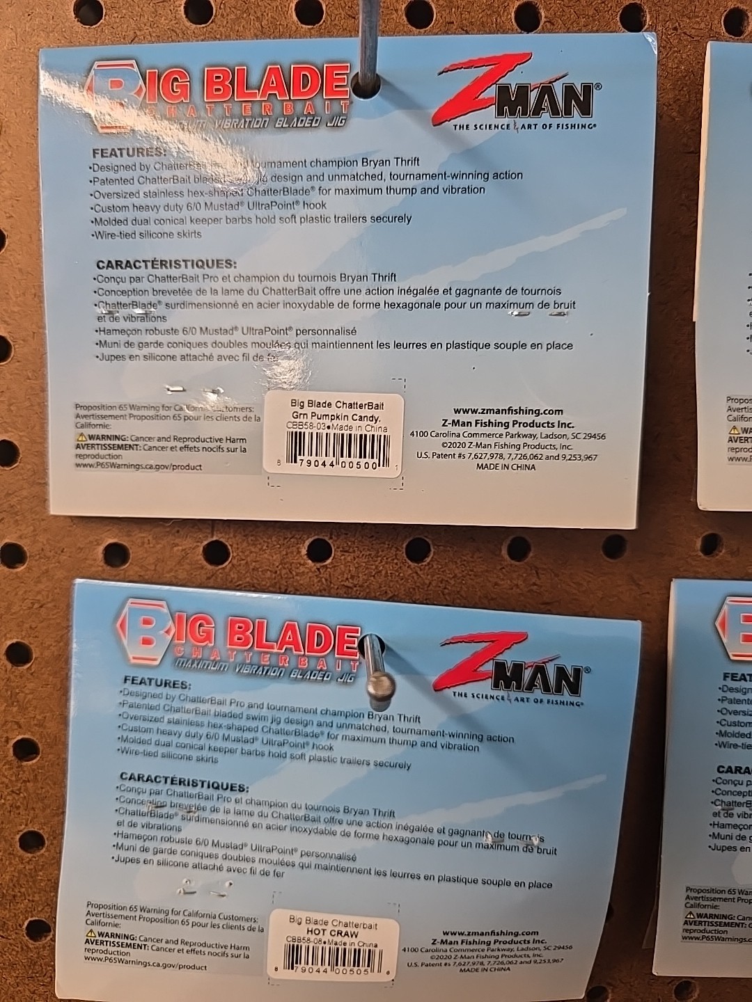 Z Man Bid Blade Chatterbait Lot Of 4, 5/8 Oz Mixed Colors - Image 5