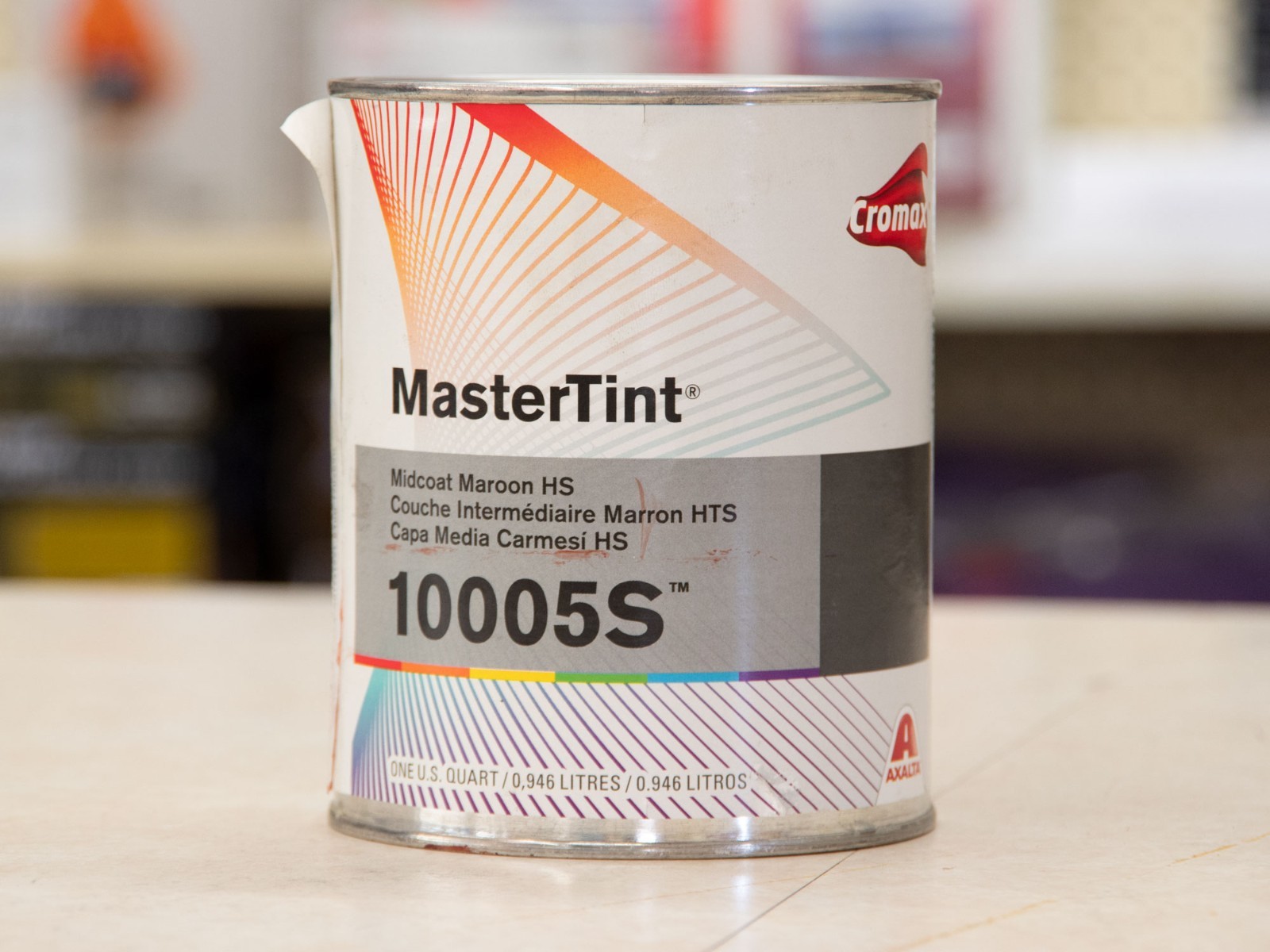 DuPont 10005S QT MasterTint Midcoat Maroon HS Cromax Axalta