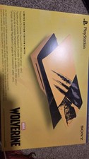 Marvel  s Wolverine Battle Yellow Limitd Edition PS5 Slim Console Cover In Hand