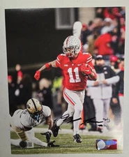 Jaxon Smith-Njigba Signed Ohio St Buckeyes 8x10 Photo Beckett Football Seahawks 