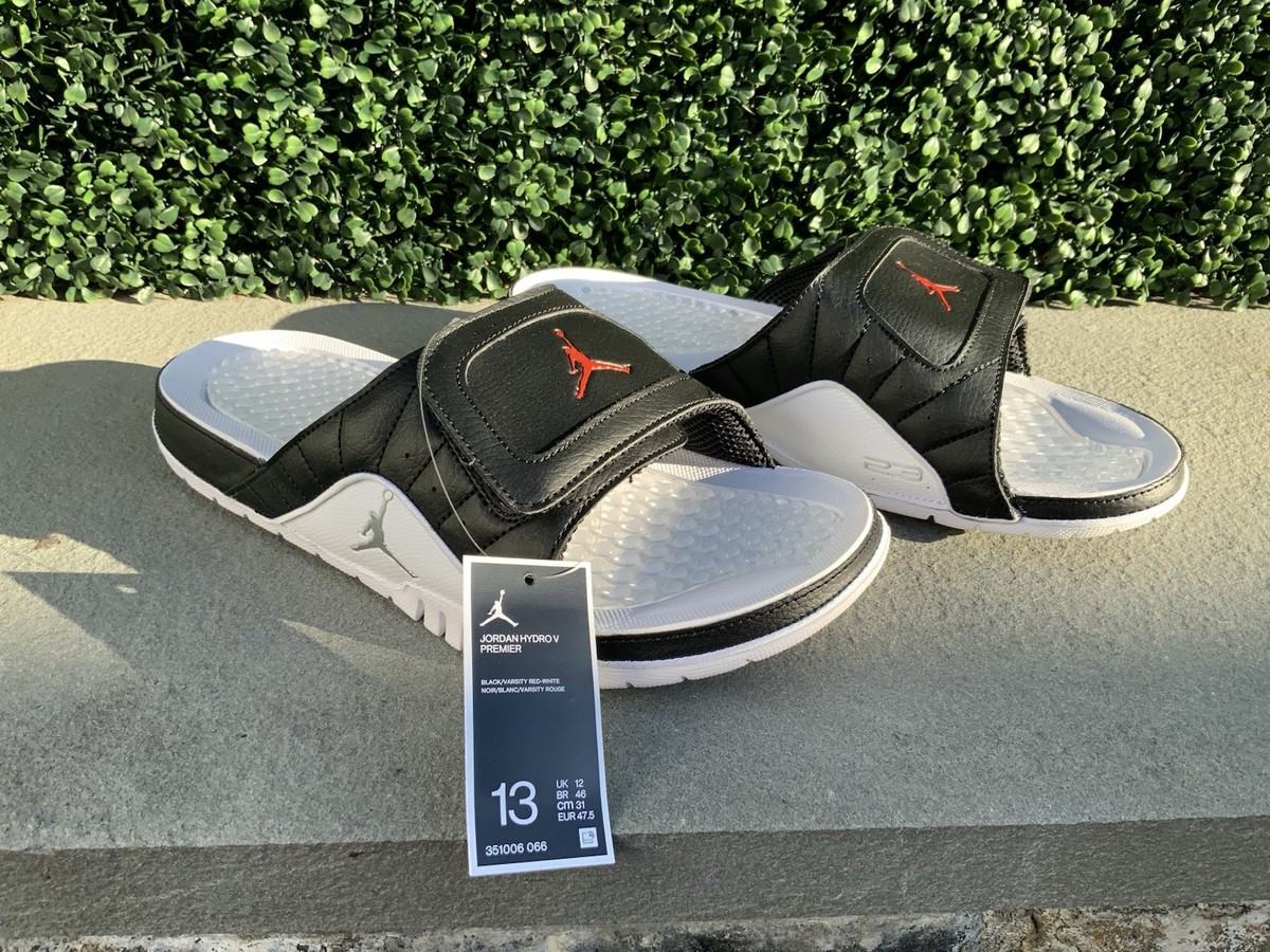 Nike Air Jordan Hydro V Premier Slides/Sandals (351006-006)-SZ 13