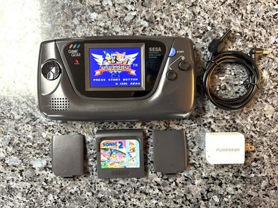 Sega Game Gear - Works, Recapped, New LCD Screen, Clean Shell, USB-C Setup +more