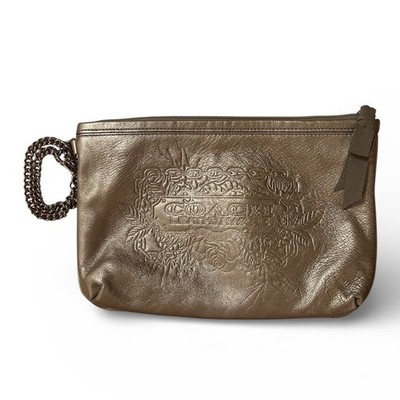 バッグ Coach Tattoo Wristlet Pouch Limited Ed COACH Parker Tattoo Magazine Tote, Lg. Wristlet, Skull Bag Charm