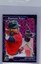 2021 Panini Jose Ramirez Donruss Optic Diamond Kings Pink Velocity /249