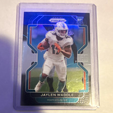 Panini 2021 Chronicles Prizm Black Jaylen Waddle Miami Dolphins Silver #PB-10 RC