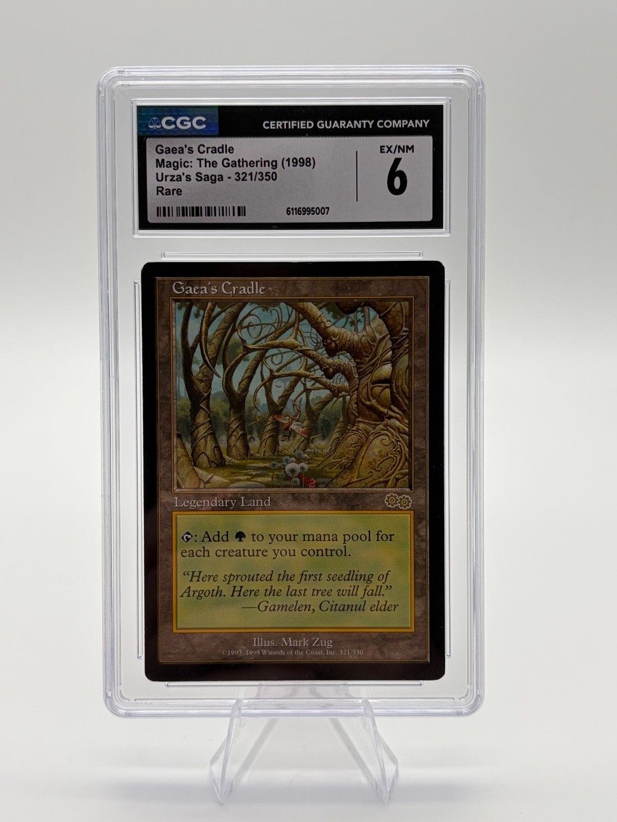 マジック：ザ・ギャザリング Gaea's Cradle #321 Urza's Saga PSA 8 マジック：ザ・ギャザリング Gaea's Cradle #321 Urza's Saga PSA 8