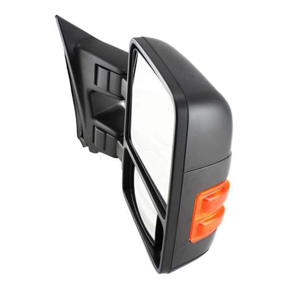 Espejo retrovisor de remolque lado pasajero texturizado negro eléctrico para Ford F-650/F-750 2009 2010 Foto 2 de 4