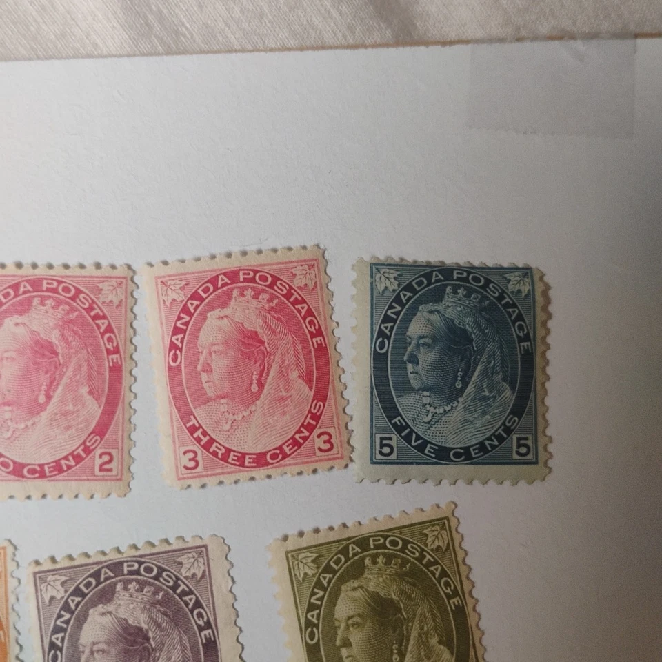 Canada   Scott  74-84 Complete Mint Hinged Queen Victoria 1898-1902 Rare Lot  - Image 4 of 4