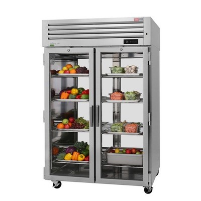 Turbo Air PRO50RGPTN 2 Glass Door PRO Series PassThru Refrigerator