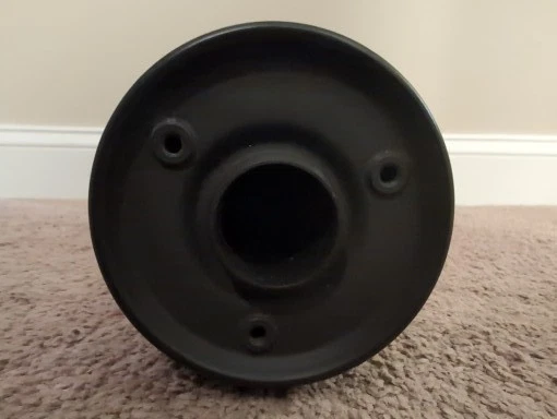 2025 年印度童子军 Bobber,原始设备制造商排气,ASM-MUFFLER,徽章,黑色,第 1263858-922 部分 — 第 3/4 张图片