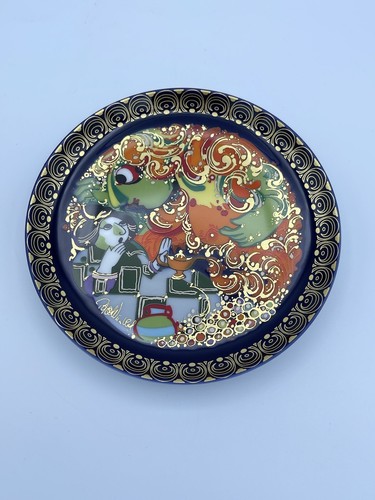 Vintage Rosenthal Plate Studio Line Aladin and Gin Bjorn Miinbland Germany