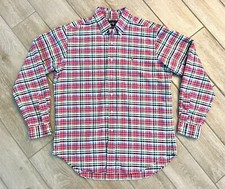 Ralph Lauren Multi-Color Mens Plaid Classic Fit Long Sleeve Button Down Shirt -L