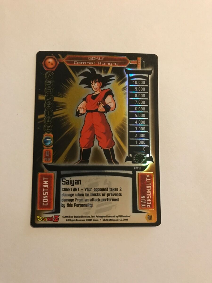 GOKU Foil Promo #15 card : Dragonball Z Score CCG, 2005 Rare GOKU Foil Promo #15 card : Dragonball Z Score CCG, 2005 Rare