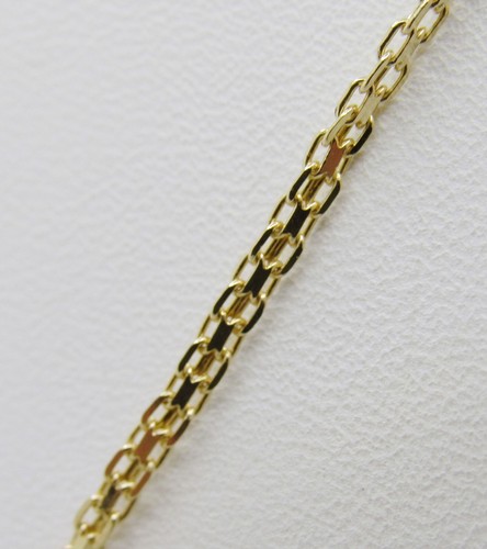 10K TWO-TONE YELLOW & WHITE GOLD TANZANITE GEMSTONE PENDANT NECKLACE 16'' .417 - Picture 5 of 15