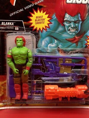 1993年製 GI JOE ストリートファイターII ブランカ フィギュア Vintage G.I. Joe Street Fighter II Blanka Jungle Fighter Action