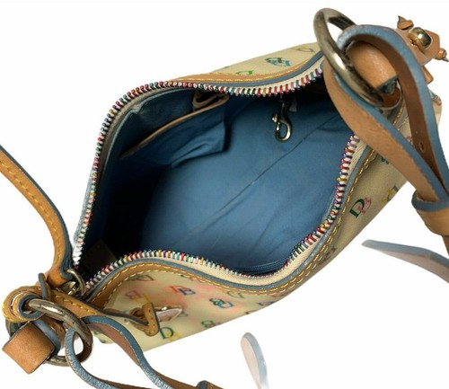 * Dooney & Bourke Canvas/Leather Shoulder Bag - Picture 9 of 11