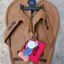 Ohio State Flip Flops Men's NWT Size M 9/10