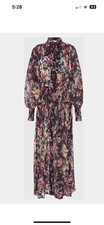 ZIMMERMAN FLORAL LONG DRESS SIZE 1 US 6
