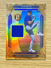 2023 PANINI CHRONICLES RICKY TIEDEMANN GOLD STANDARD SWATCHES BLUE PATCH #GSS-RT