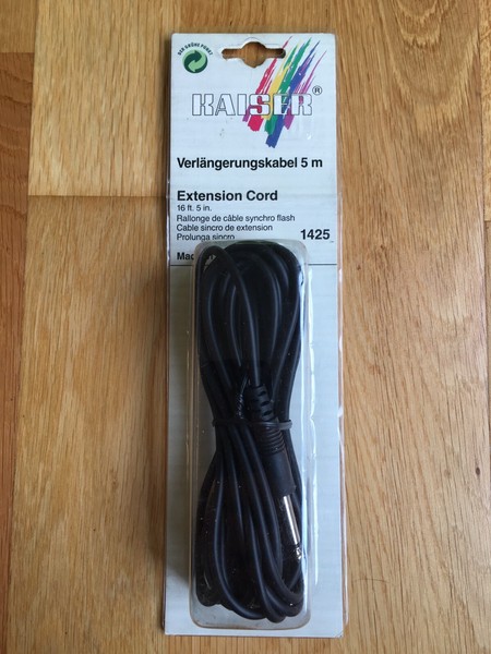 Kaiser extension cord 1425. 5 Meters