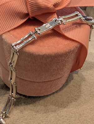 JETTE JOOP Armreif 925 Silber poliert mit Karabiner & Steg 18 cm