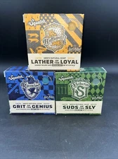 Lot of 3 Dr. Squatch Limited Edition Harry Potter Men's Natural Soap
