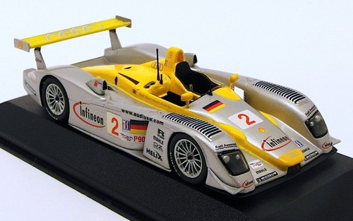 Minichamps 1/43 Scale Model Car JK20118F - Infineon Audi R8 #2 Sebring 2002 - Picture 2 of 4