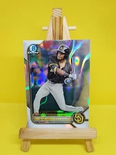 CJ Abrams 2022 Bowman Chrome #BCP-9 Lava Refractor Prospect #'d 027/399 - Padres