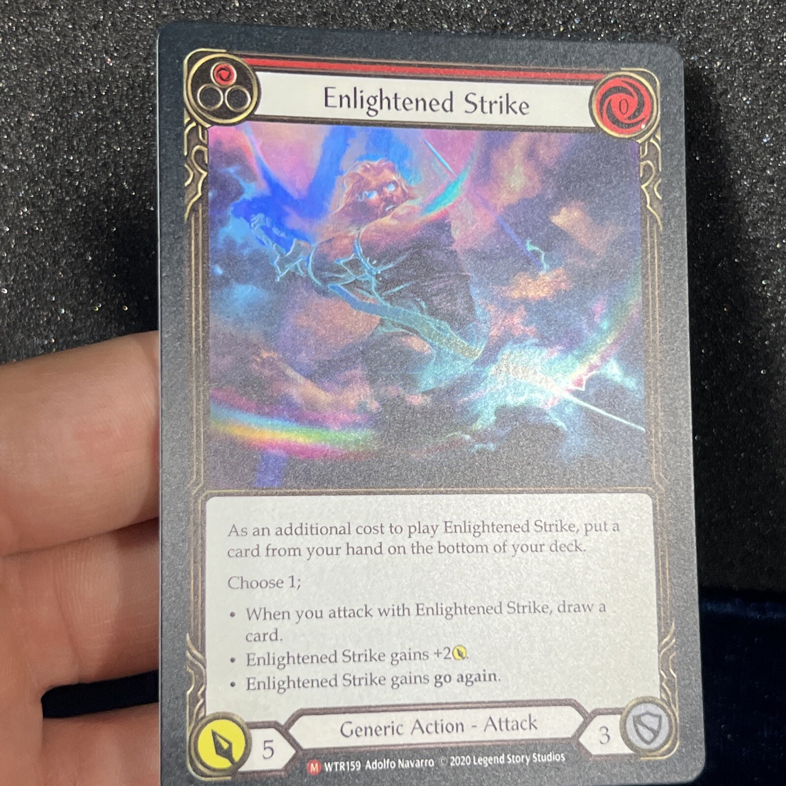 Enlightened Strike [WTR159-M] Alpha Print Rainbow Foil