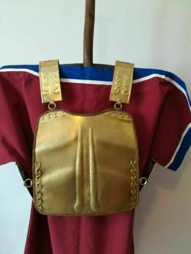 Samnita Trifolio Coraza Griego Pecho Plato Caballero Coraza Antigua Armadura Corporal SCA Foto 2 de 2