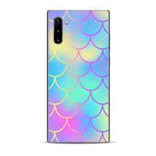 Skins Decal Wrap for Samsung Galaxy Note 10 Pastel colorful mermaid scales