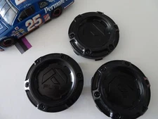 Set of 3 FUEL Black Custom Wheel Center Cap # 1004-70, 1004-69BLD