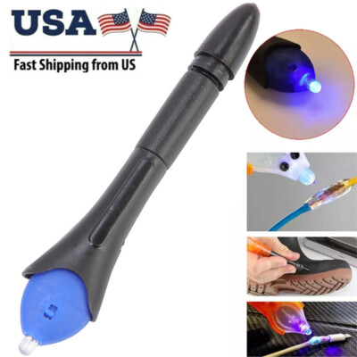 Quick 5 Second Fix UV Light Plastic Welding Repair Tool Glue Refill Liquid New
