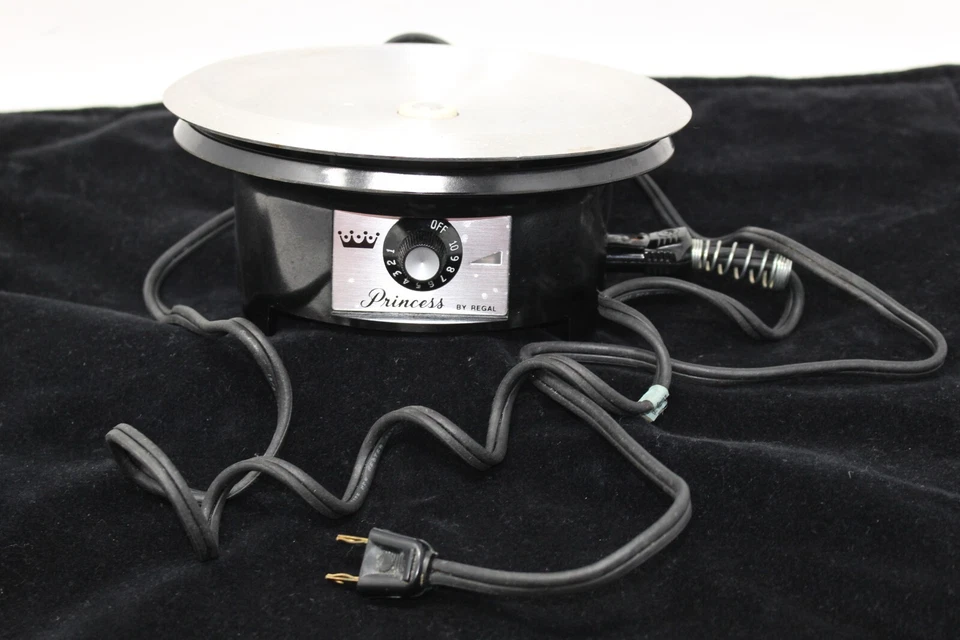 Plato de fondue eléctrico automático MCM Princess by REGAL de colección - ¡Funciona muy bien! Foto 2 de 4