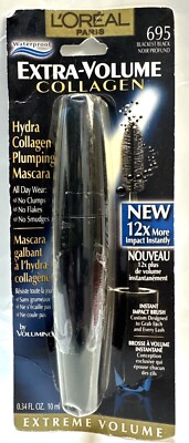 loreal 695 blackest black extra-volume collagen mascara READ DESCRIPTION